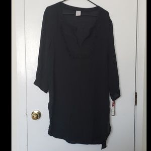 NWT Black Beach Cover Up.  Very cute